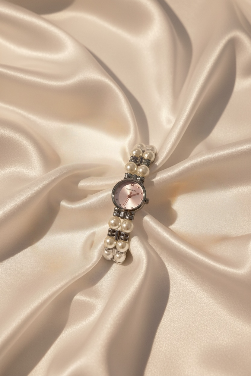 Rose Pearl Watch – Elegant Rose Gold Watch for Women