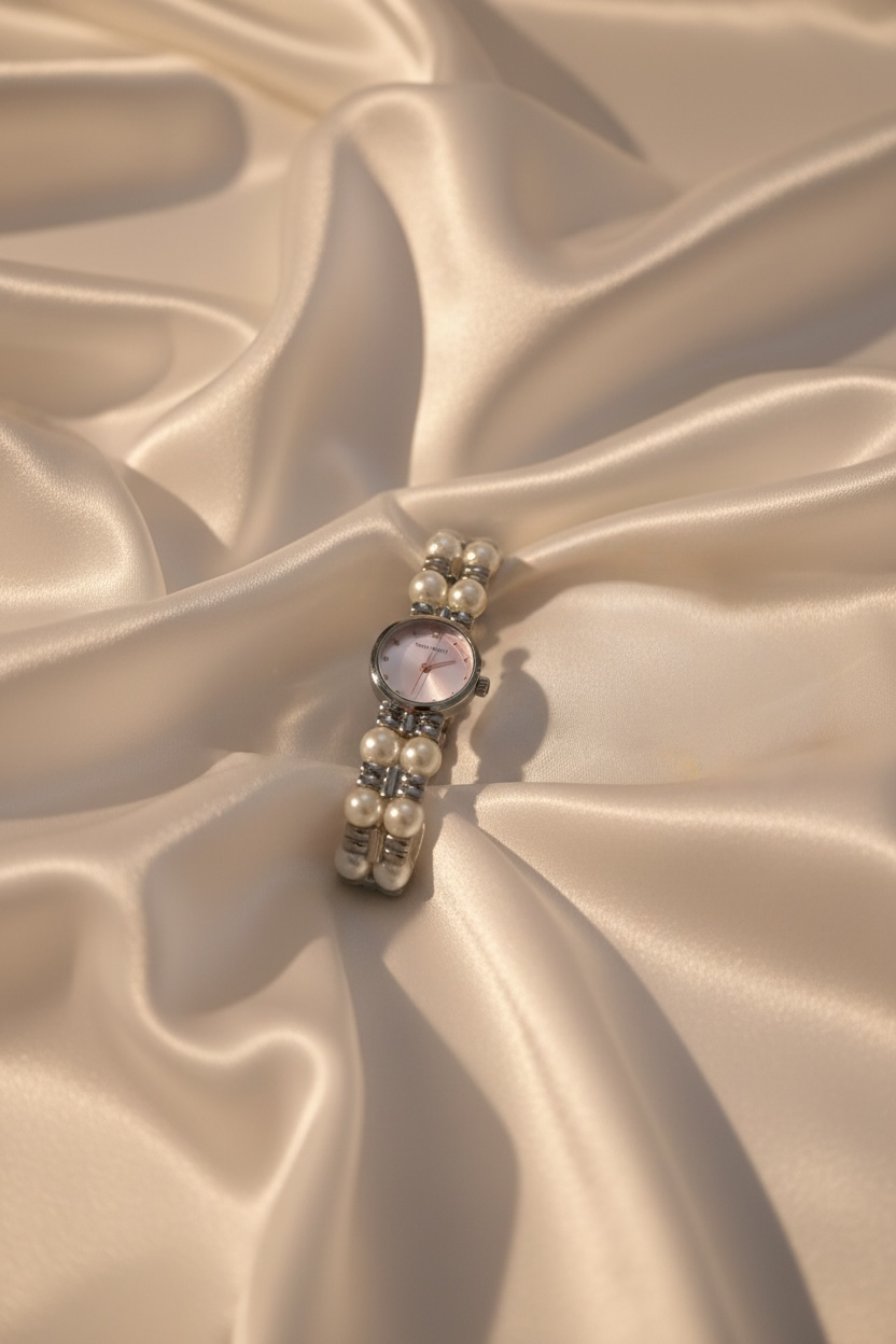 Rose Pearl Watch – Elegant Rose Gold Watch for Women