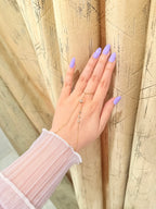 Crystal Drape Hand Chain