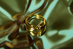 Twin Dome Luxe Ring – Elegant Double Dome Statement Ring