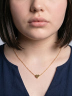 Minimal Heart Pendant Necklace – Elegant Gold Necklace for Women