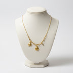 Ocean Charm Link Necklace – Elegant Gold Charm Necklace for Women