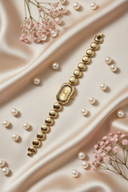 Golden Orb Watch – Elegant Gold Luxury Watch for Women