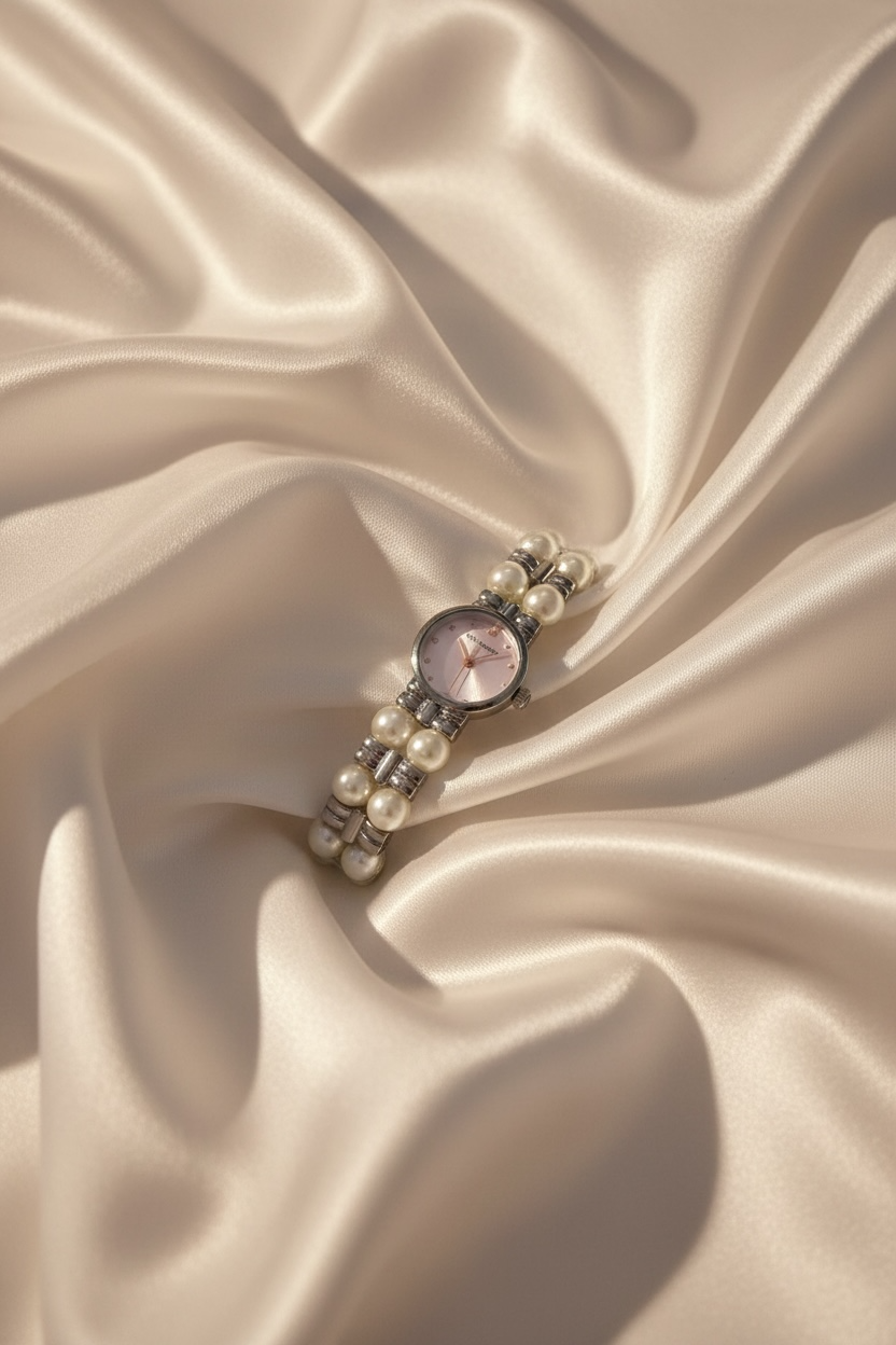 Rose Pearl Watch – Elegant Rose Gold Watch for Women