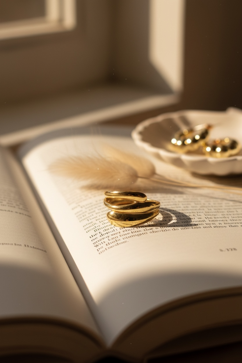 Spiral Wrap Ring – Elegant Gold Ring for Women