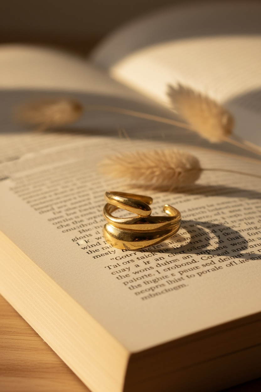 Spiral Wrap Ring – Elegant Gold Ring for Women