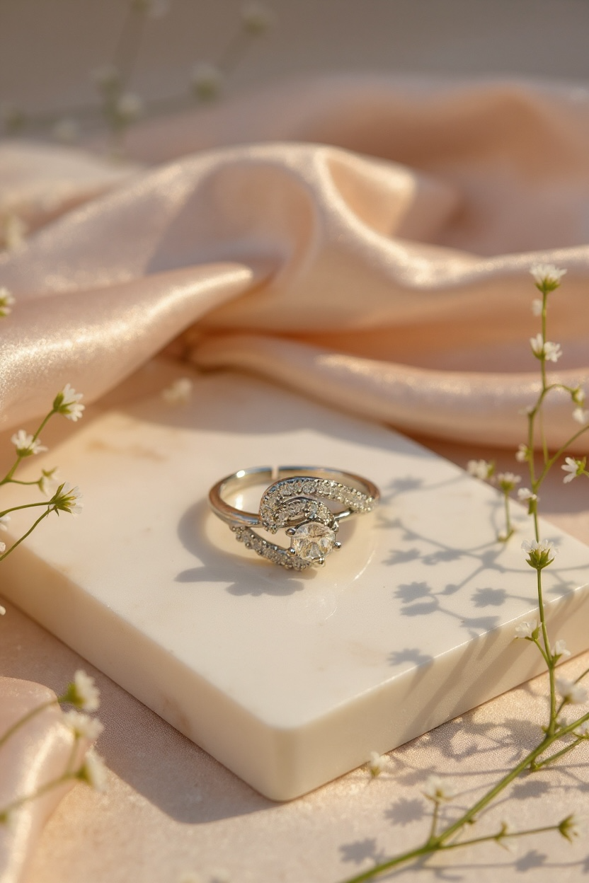 Infinity Spark Ring – Elegant Gold Ring for Women