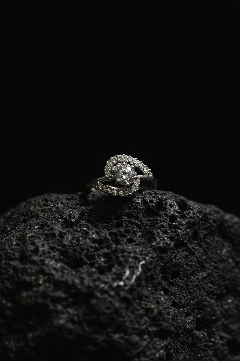 Infinity Spark Ring – Elegant Gold Ring for Women
