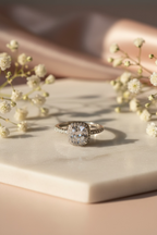 Aurora Diamond Ring – Elegant Gold Ring for Women