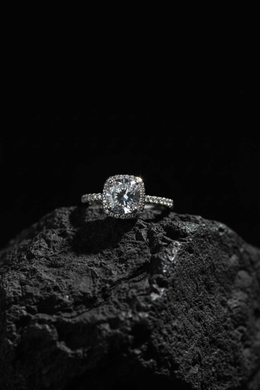 Aurora Diamond Ring – Elegant Gold Ring for Women