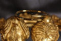 Nail Lock Handcuff – Elegant Gold Statement Handcuff for Women