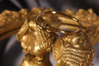Nail Lock Handcuff – Elegant Gold Statement Handcuff for Women