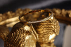 Diamond Cut Slim Bangle – Elegant Gold Minimal Bangle for Women