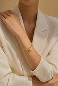 Shell Charm Bracelet – Trendy Gold Beach Style Bracelet for Women