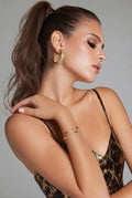 Pearl Charm Bracelet – Elegant Gold Pearl Bracelet for Women