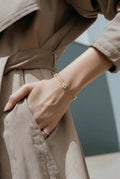 Minimal Bar Bracelet – Elegant Gold Minimal Bracelet for Women