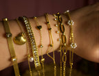 Mesh Strap Bracelet – Elegant Gold Minimal Bracelet for Women